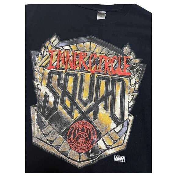 AEW INNER CIRCLE SQUAD Retro Wrestling Tee Shirt - Mens XL - Picture 2 of 4